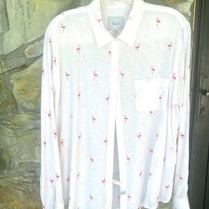Rails Flamingos Blouse  Medium 🦩